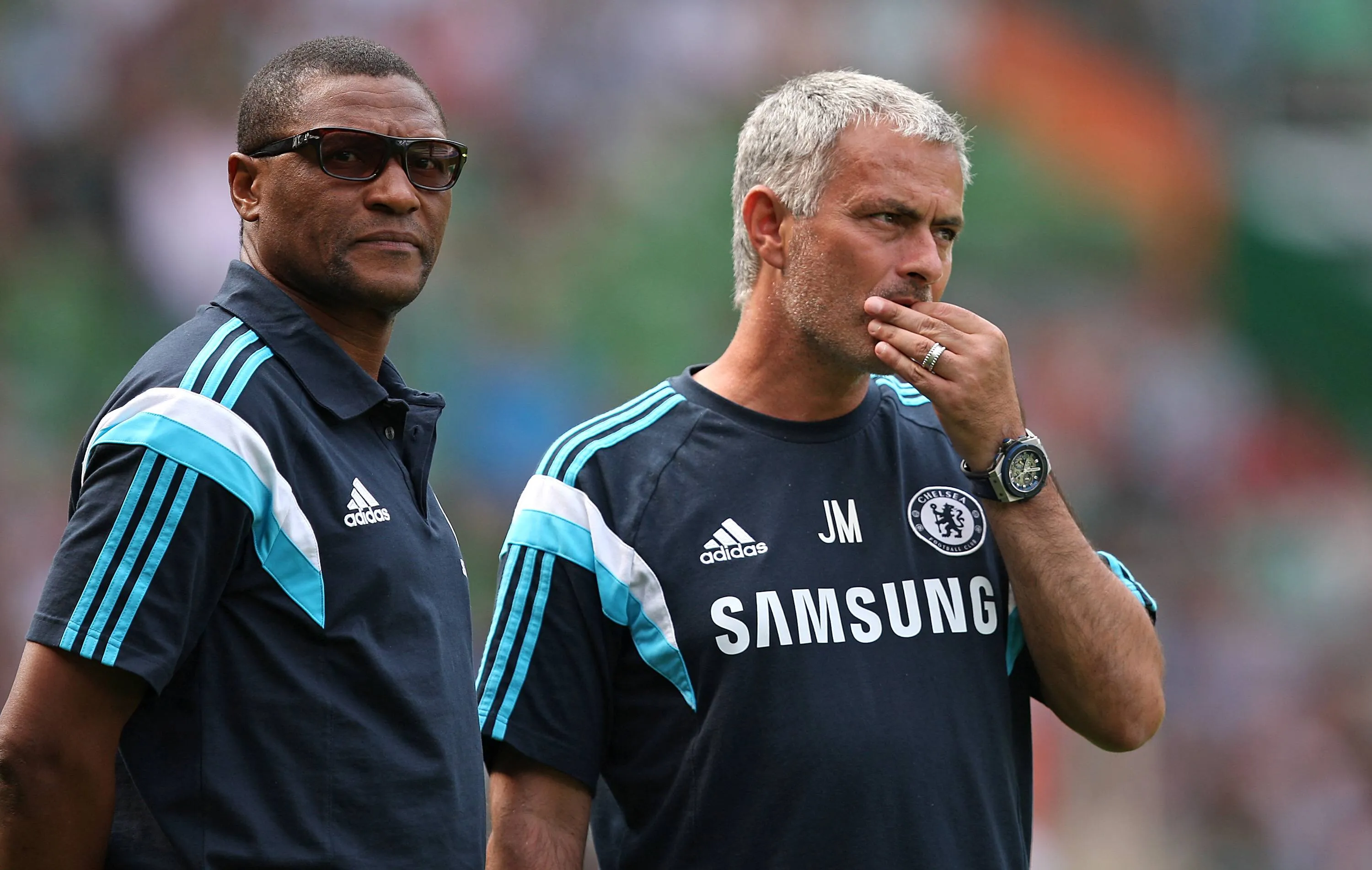 Michael Emenalo as Technical Director of Chelsea and team manager Jose Mourinho