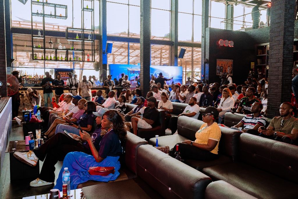 Nigerian fans during a watch-along party
