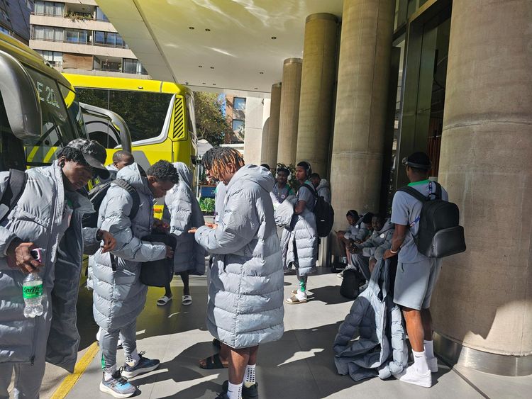 Nigeria Flying Eagles arrive Santiago, Chile