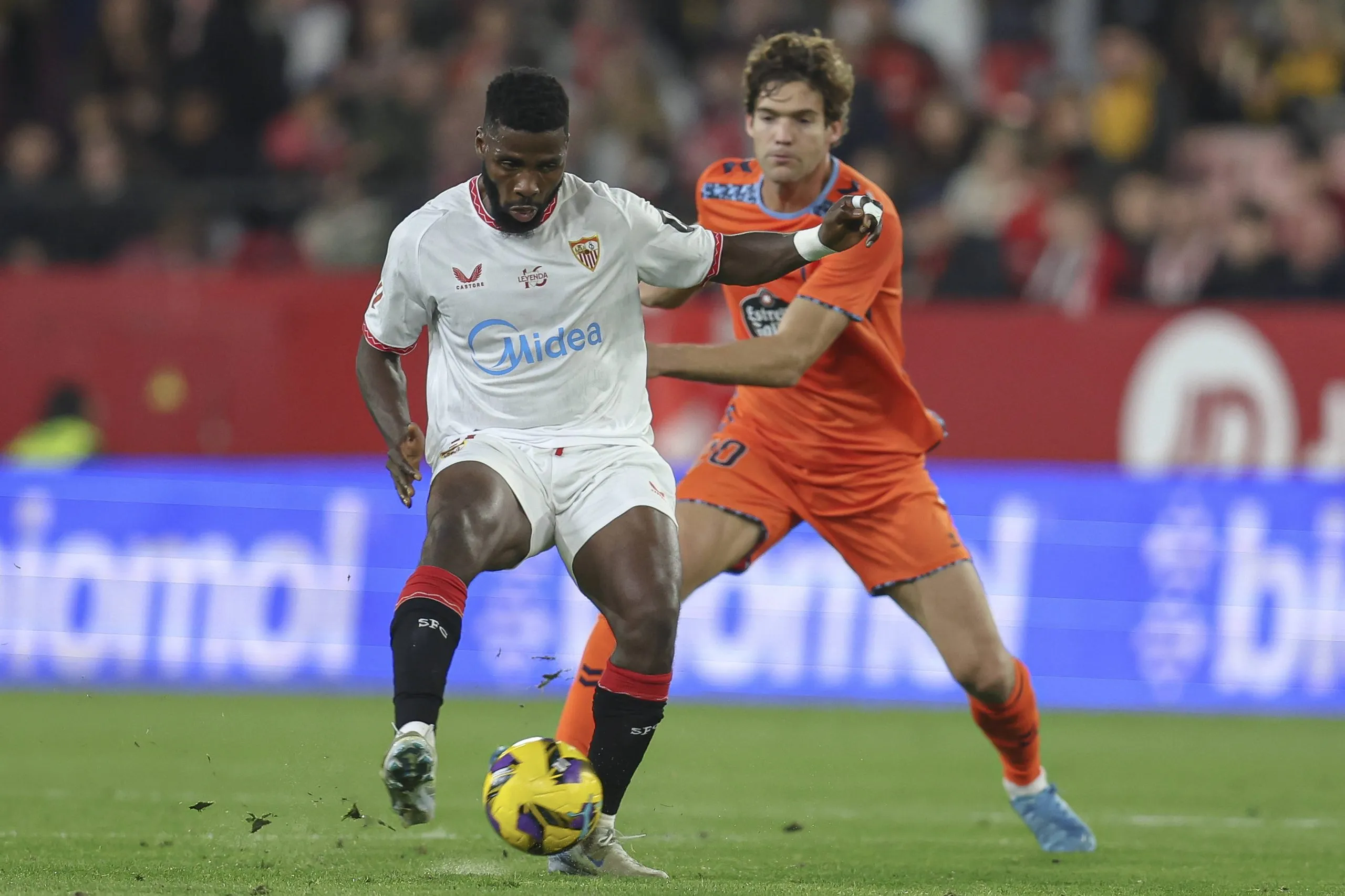 Kelechi Iheanacho in action for Sevilla FC