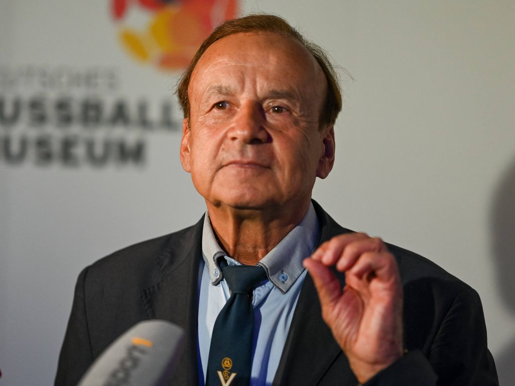Gernot Rohr in interview Germany vs France, World Cup 1982, semi-final, football, night of Seville, 06 07 2022 Germany vs France, World Cup 1982, semi-final, legends evening, night of Seville, football, 40th anniversary