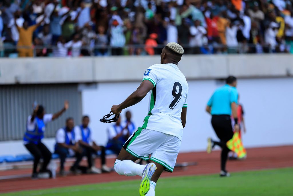 Victor Osimhen of Nigeria during the 2026 FIFA World Cup qualifier match between Super Eagles of Nigeria and Benin Republic