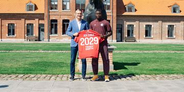 Nigerian wonderkid who broke Ghana’s hearts in WAFU B final jets out to Norway to seal Lillestrom deal