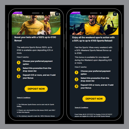 Campeonbet bonuses