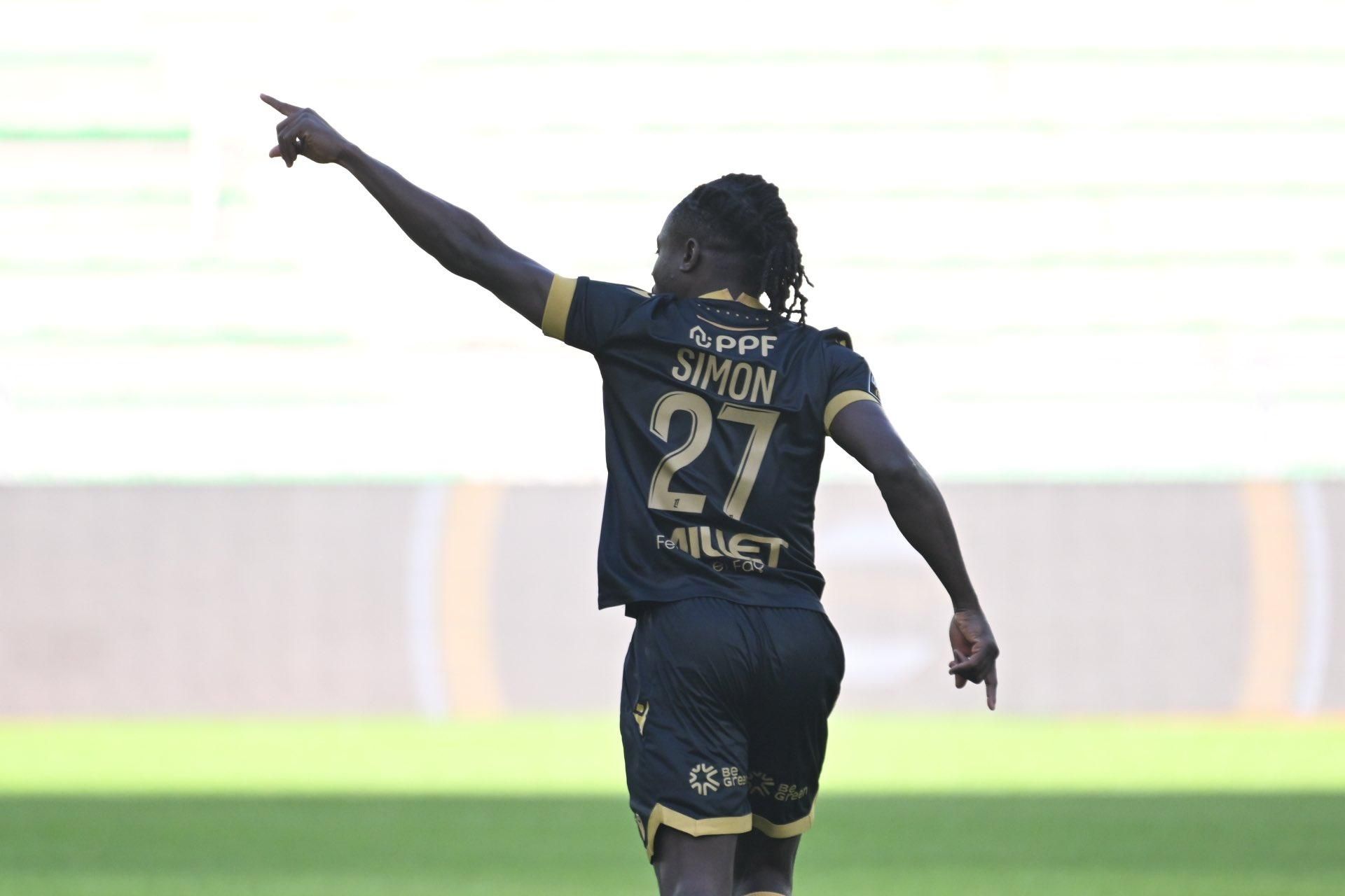 Nigeria and Nantes star, Moses Simon. Photo Credit X