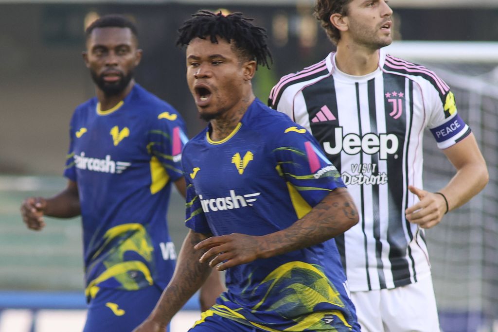 Gift Orban during Hellas Verona FC vs Juventus