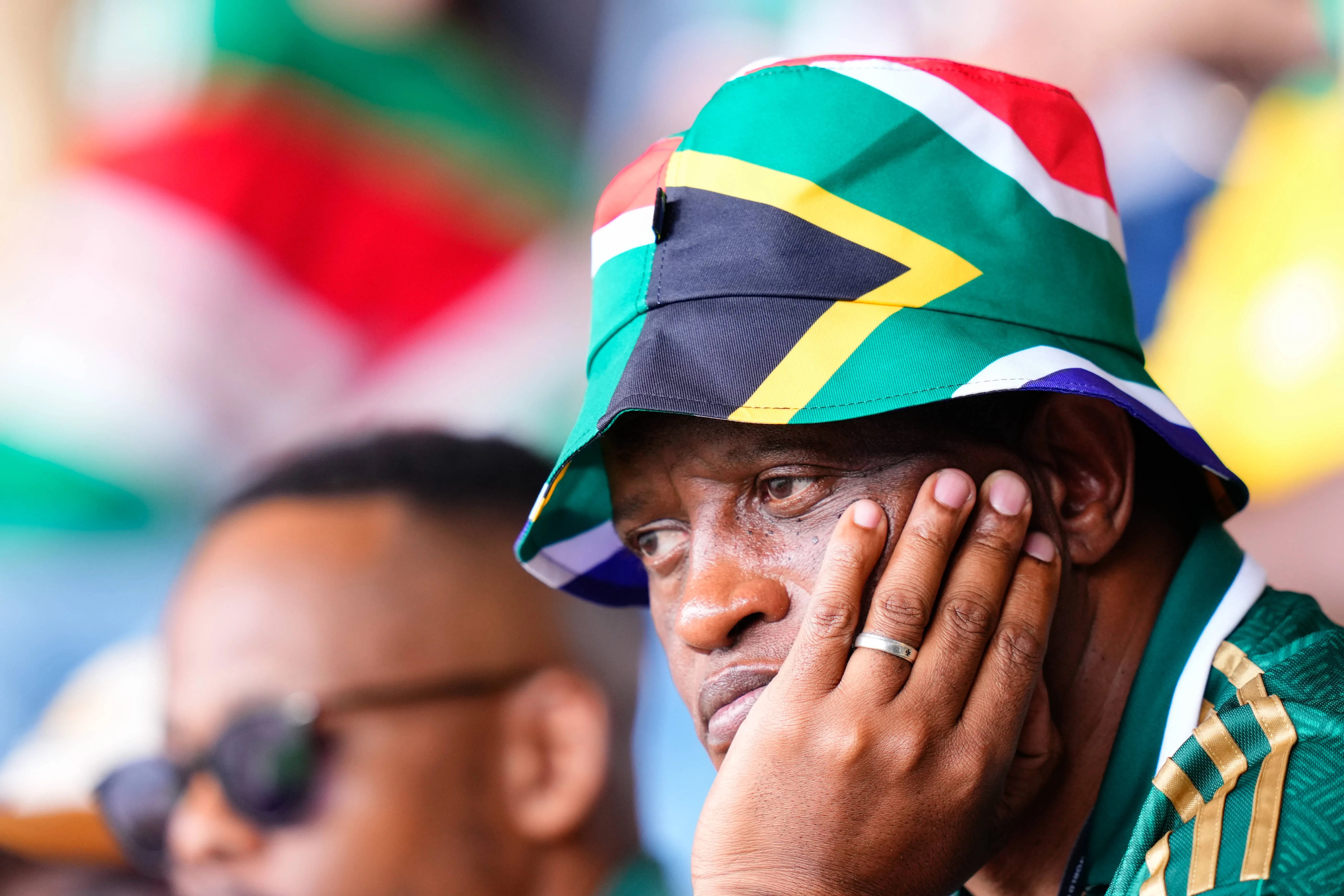 Disappointed South African fan