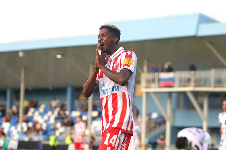 Nigeria and Red Star Belgrade star Peter Olayinka.