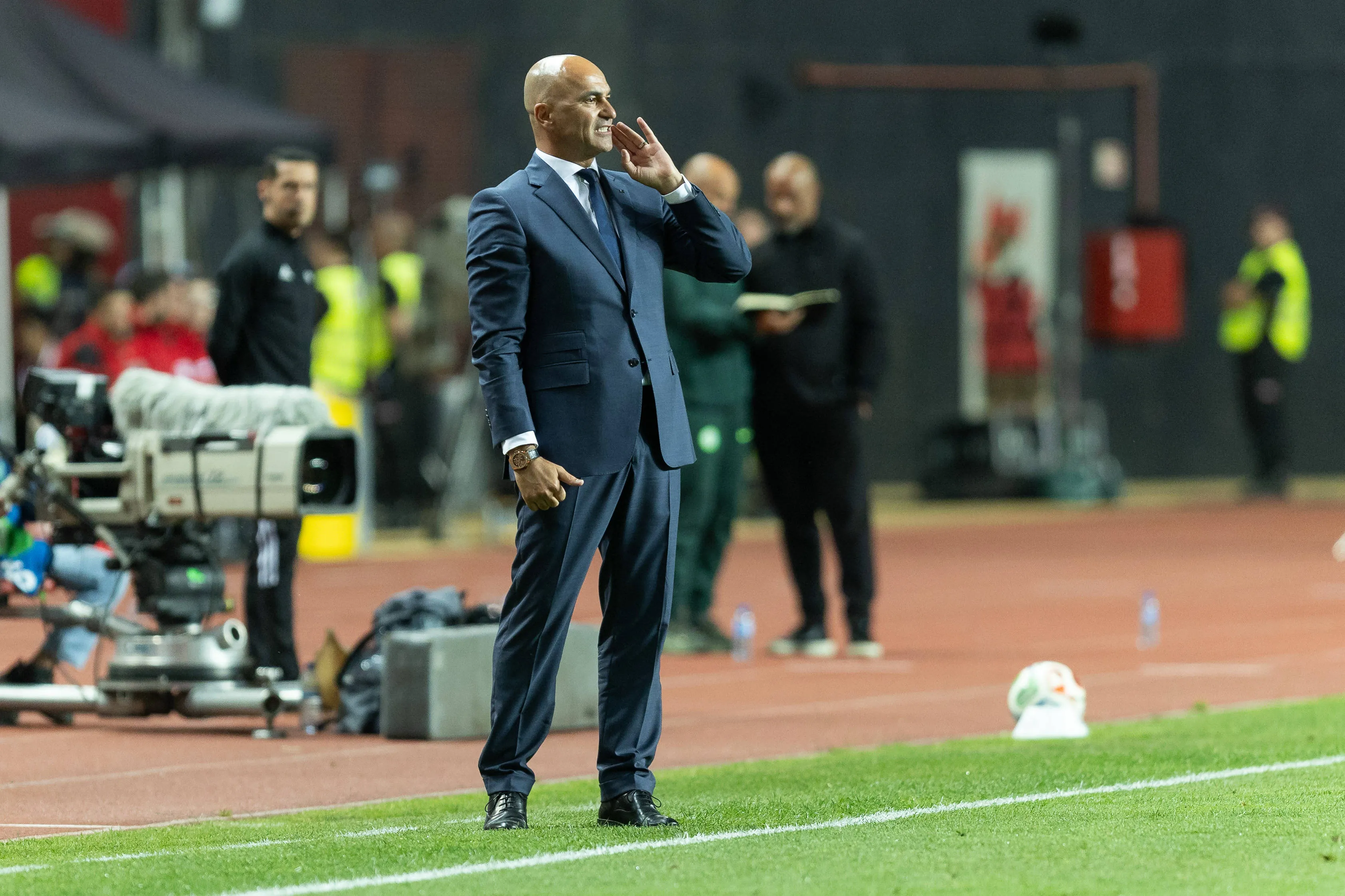Portugal head coach from Spain ROBERTO MARTINEZ in action against Nigeria