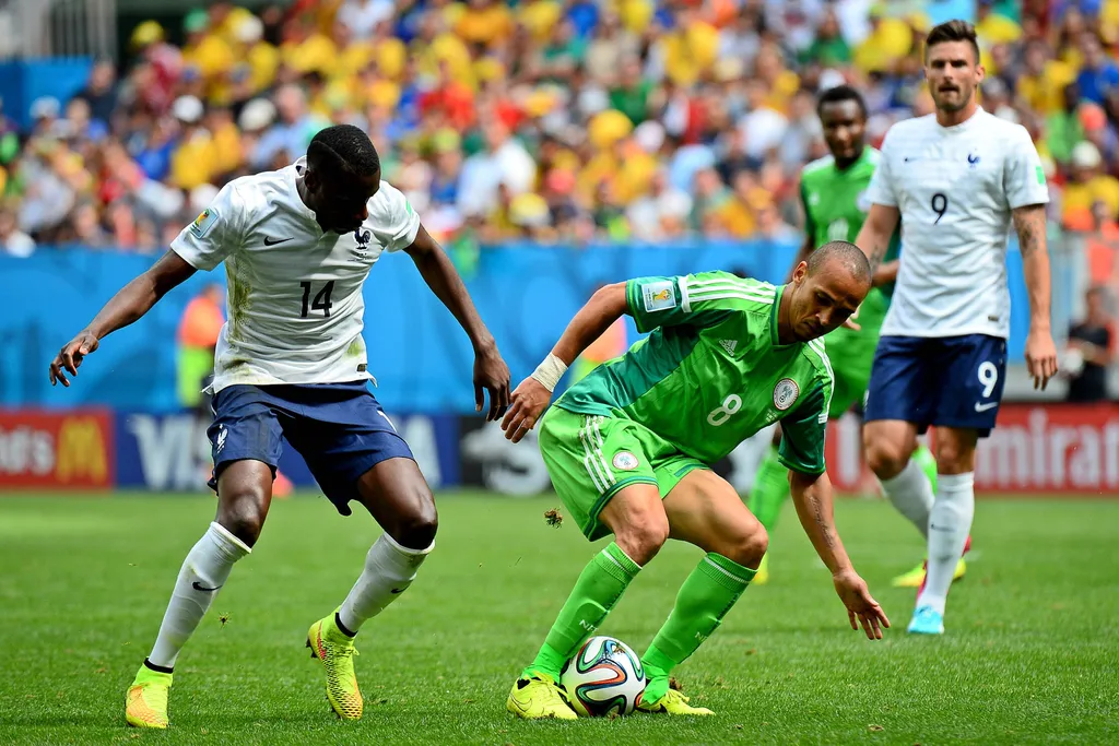 Osaze Odemwingie in action for Nigeria