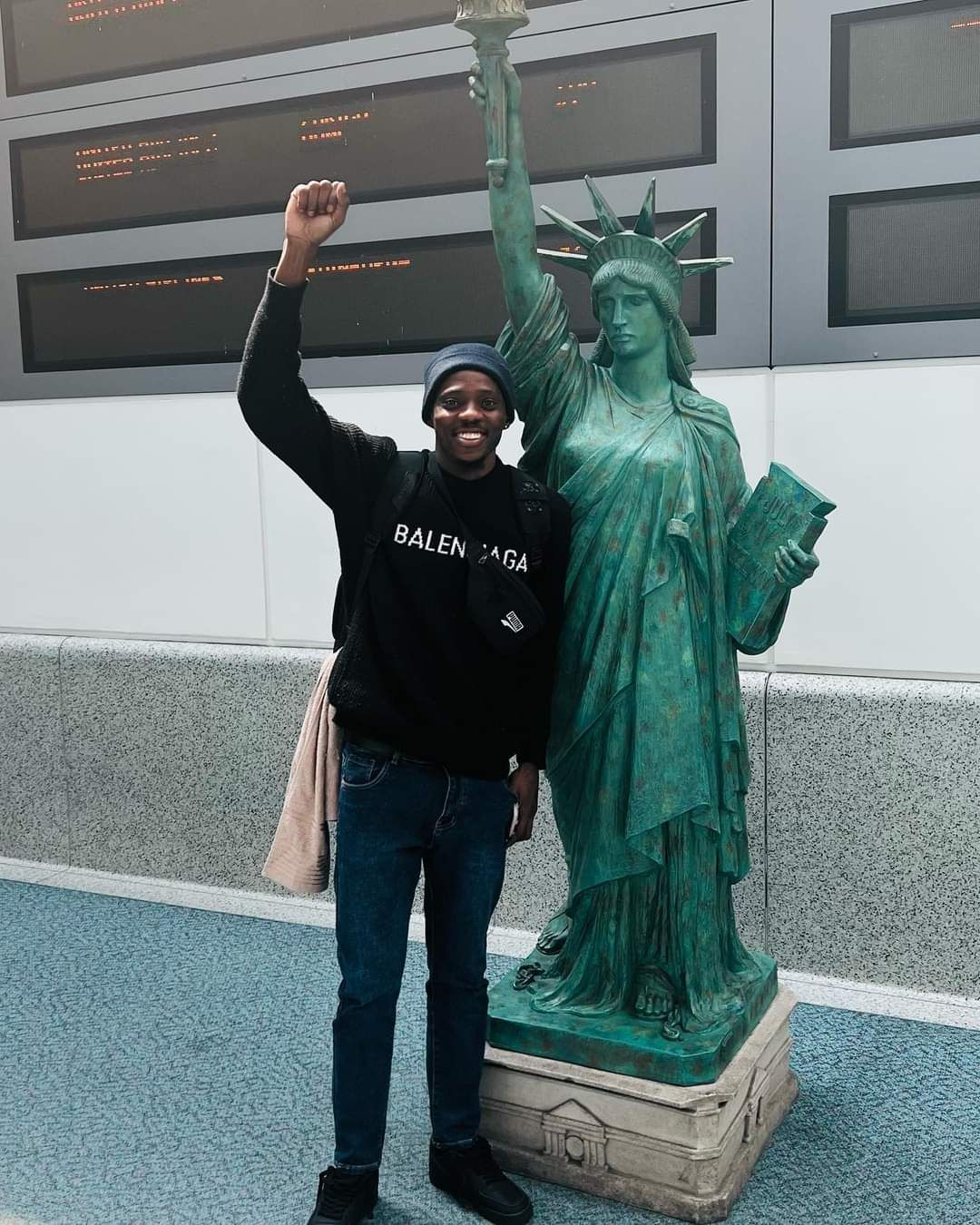 Nigeria striker Sunday Adetunji. Photo Credit X