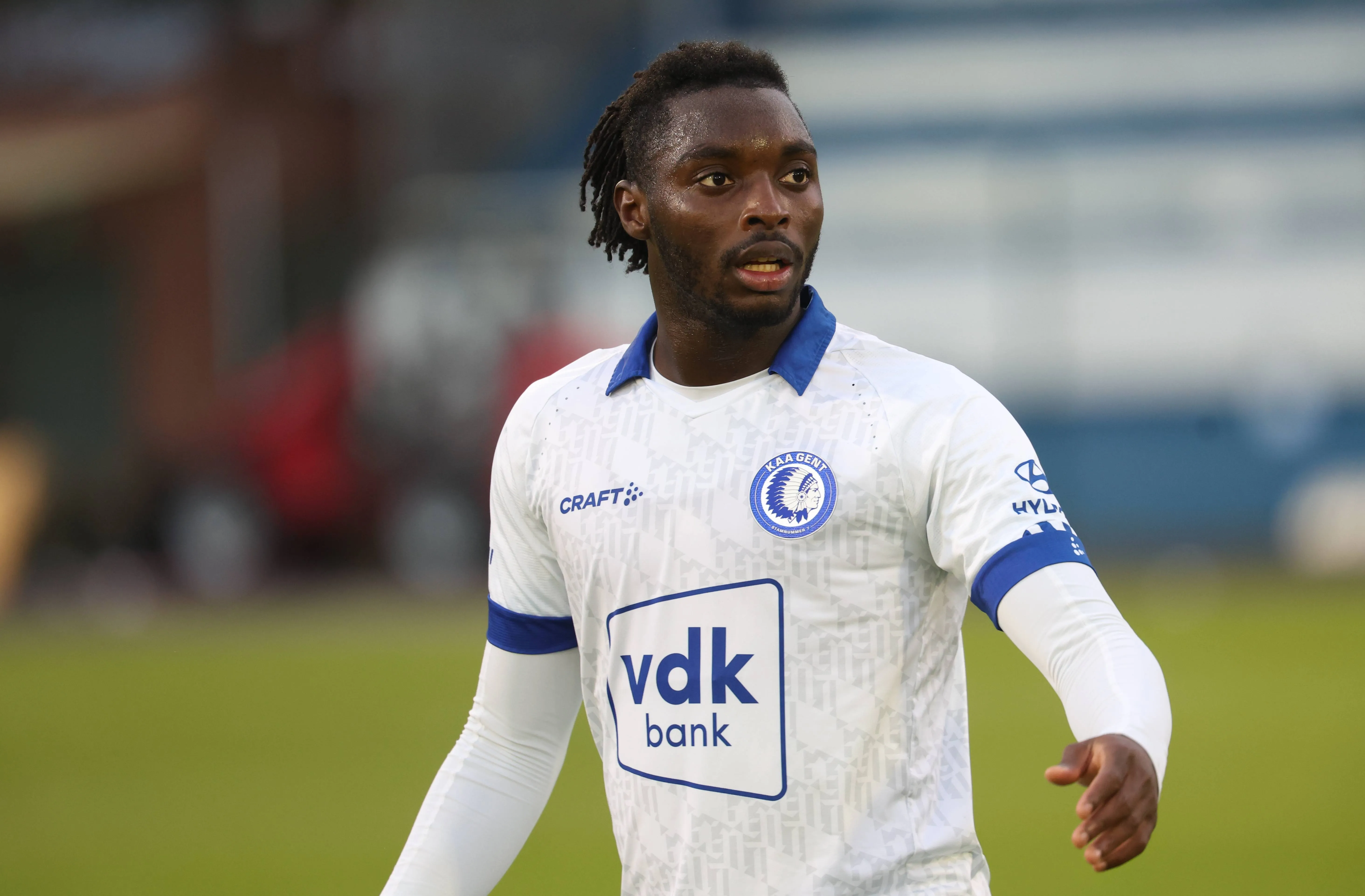 Jong KAA Gent's Ahmed Abdullahi pictured