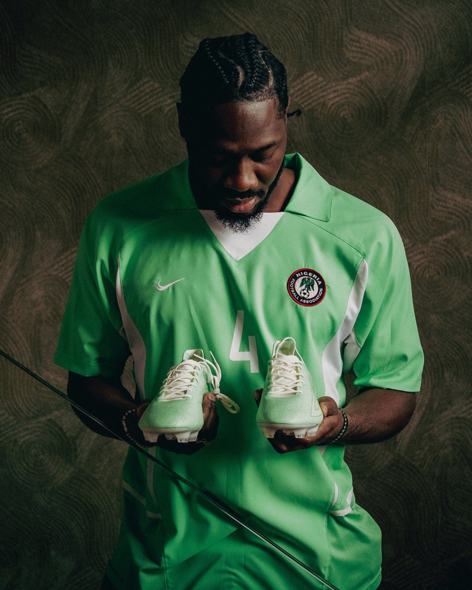 Super Eagles' Ola Aina unveils Mr Lulu shoe