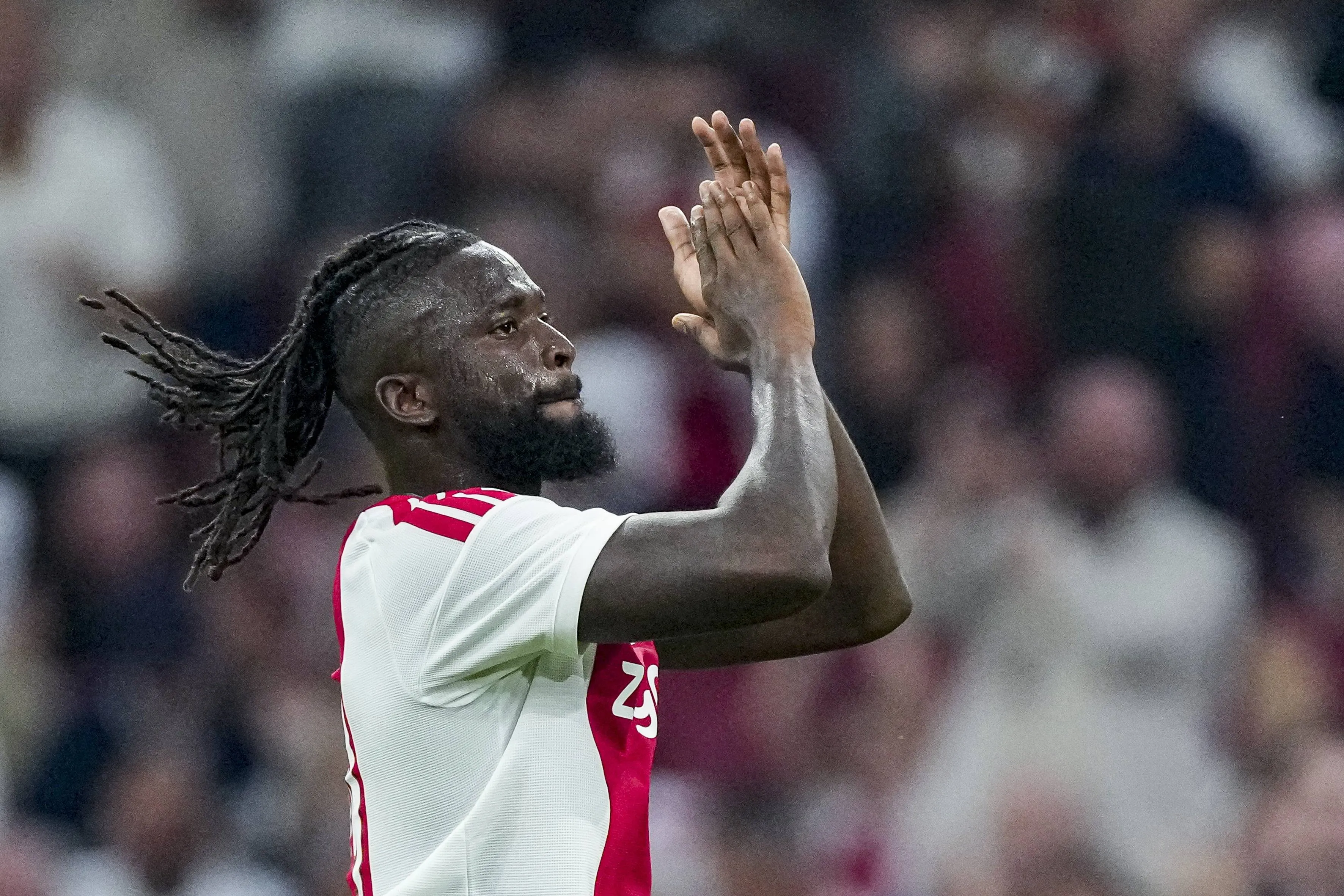 Tolu Arokodare in action for Ajax Amsterdam 