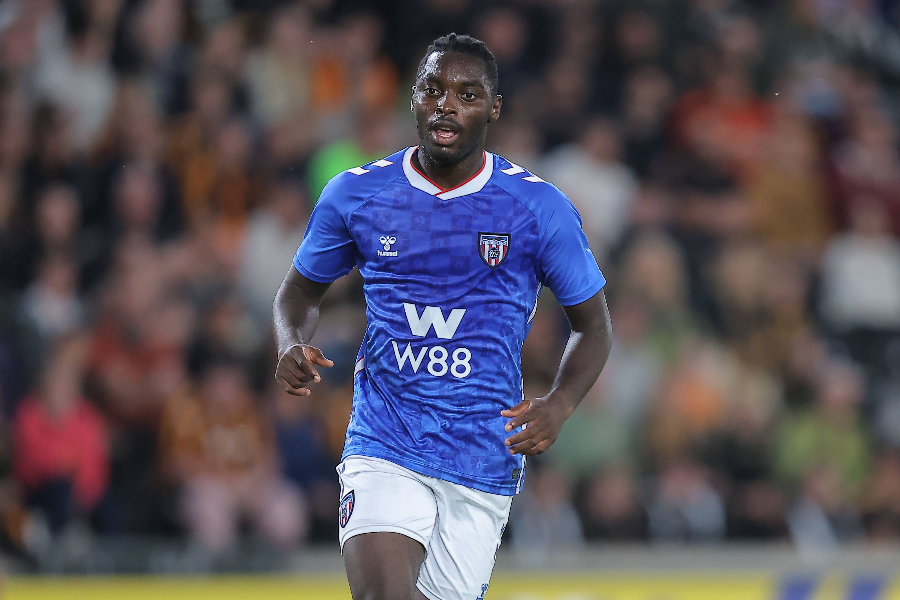 Ahmed Abdullahi of Sunderland in action during the Pre-Season Friendly match against Hull City