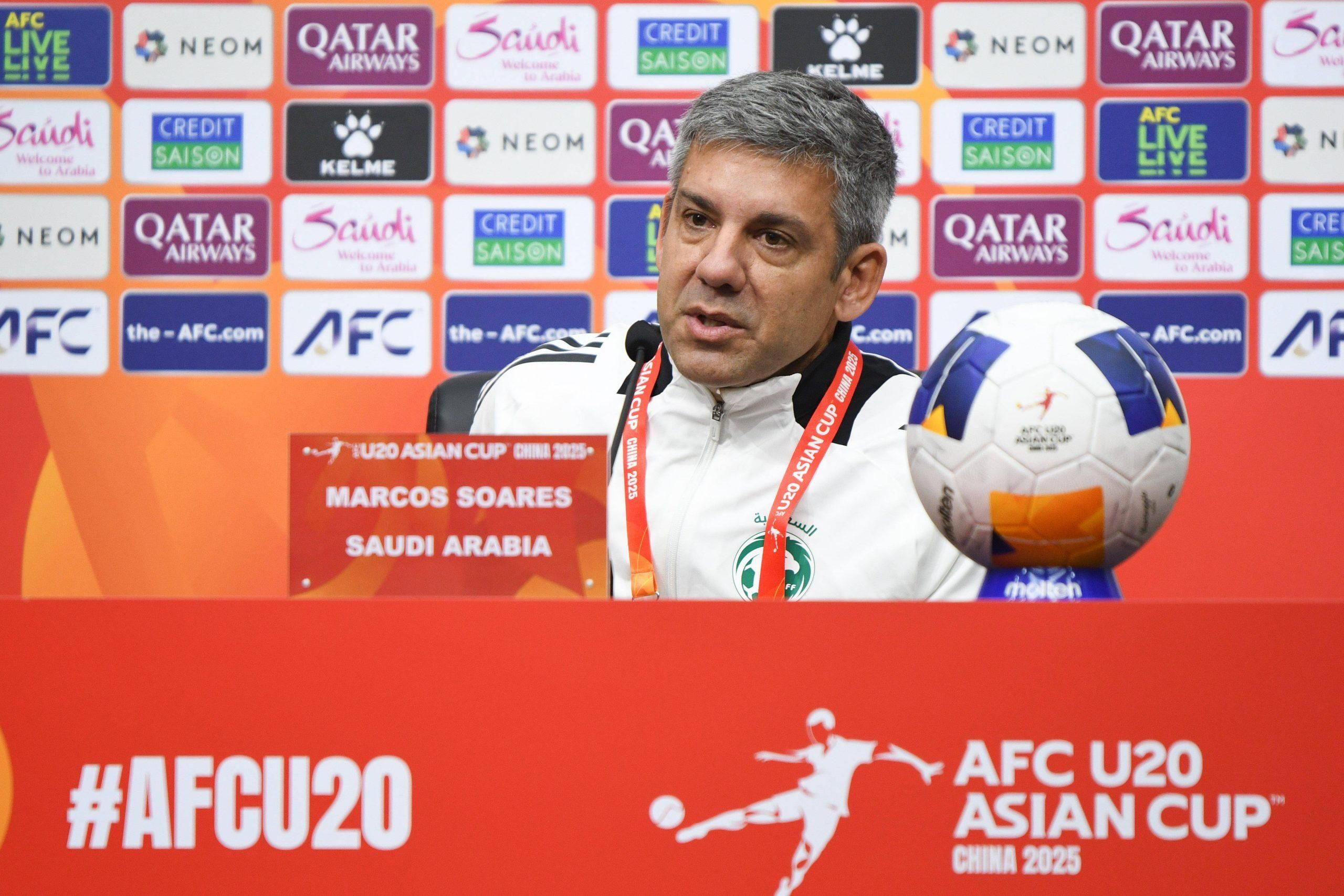Marcos Soares head coach of Team Saudi Arabia attends a press conference