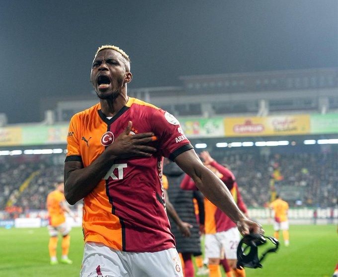 Nigeria Super Eagles and Galatasaray striker Victor Osimhen. Photo Credit X