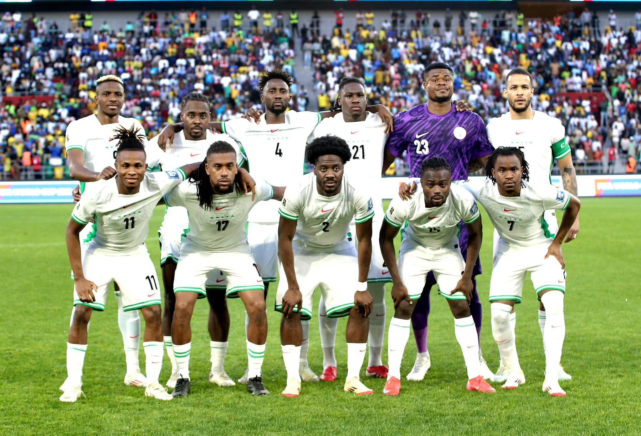 Nigeria Super Eagles. Photo Credit X