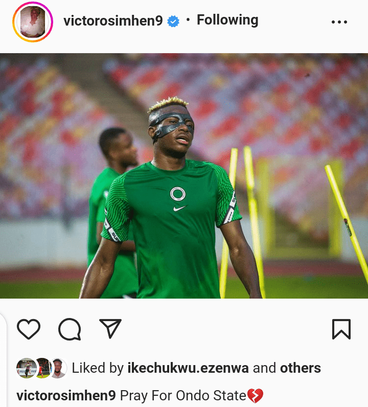 Sad Victor Osimhen