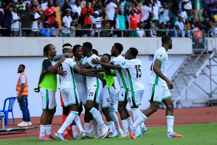 Super Eagles stars: Semi Ajayi, Moses Simon, Victor Osimhen