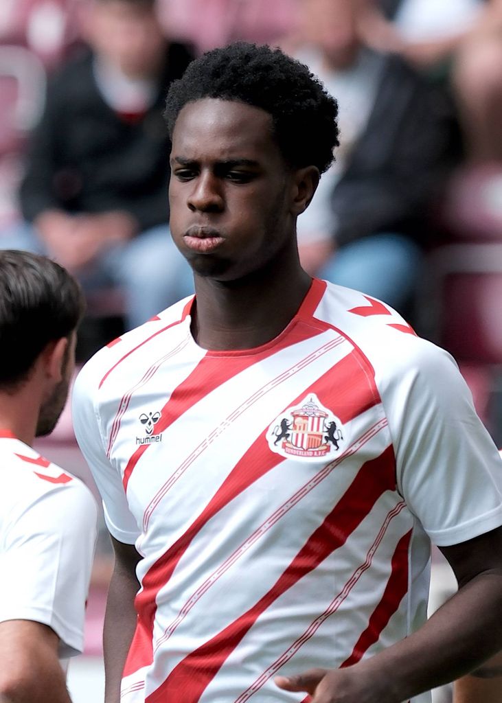 Hearts v Sunderland, Craig Gordon Testimonial at Tynecastle Stadium, Edinburgh, Scotland, Trey Ogunsuyi