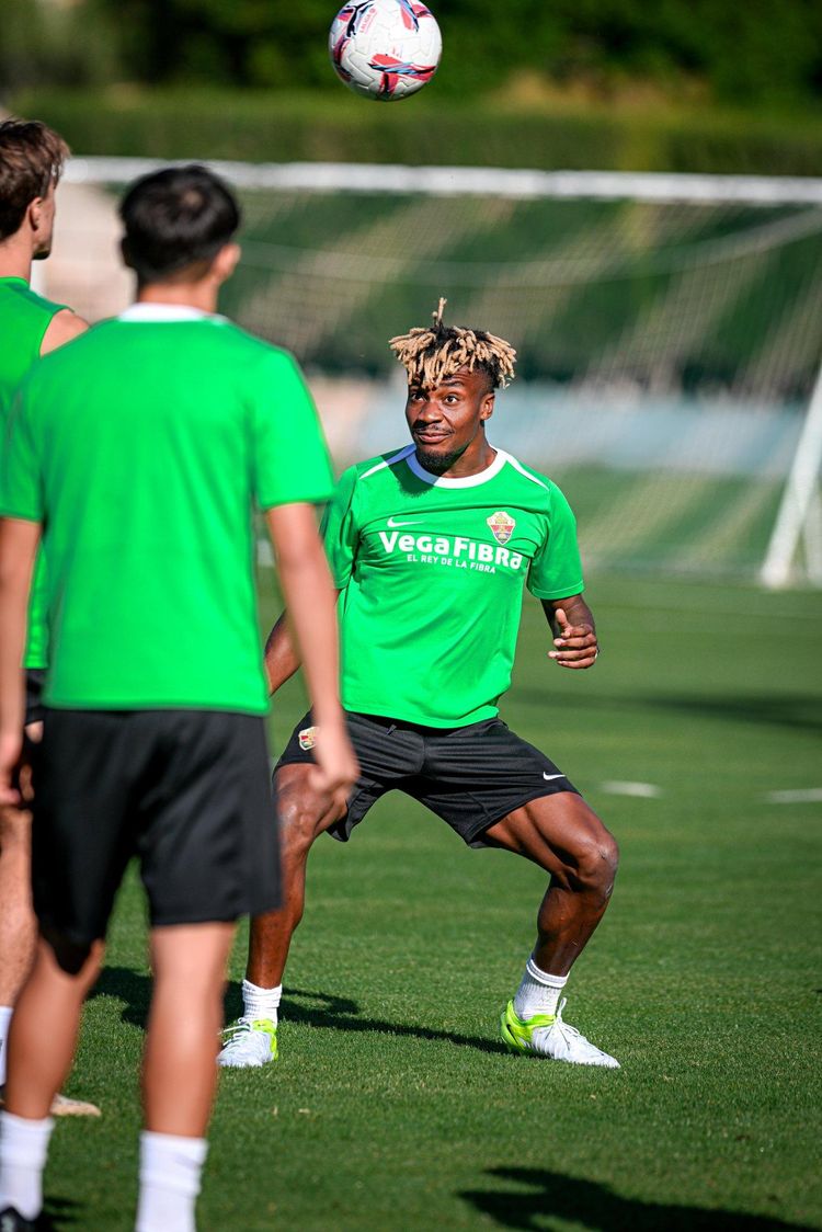 Nigeria and Elche midfielder John Nwankwo Donald 