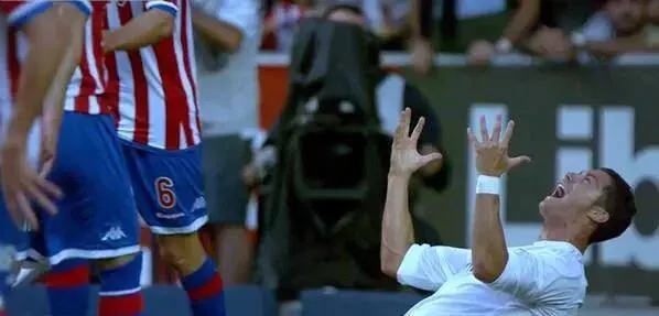 Cristiano Ronaldo Frustrated