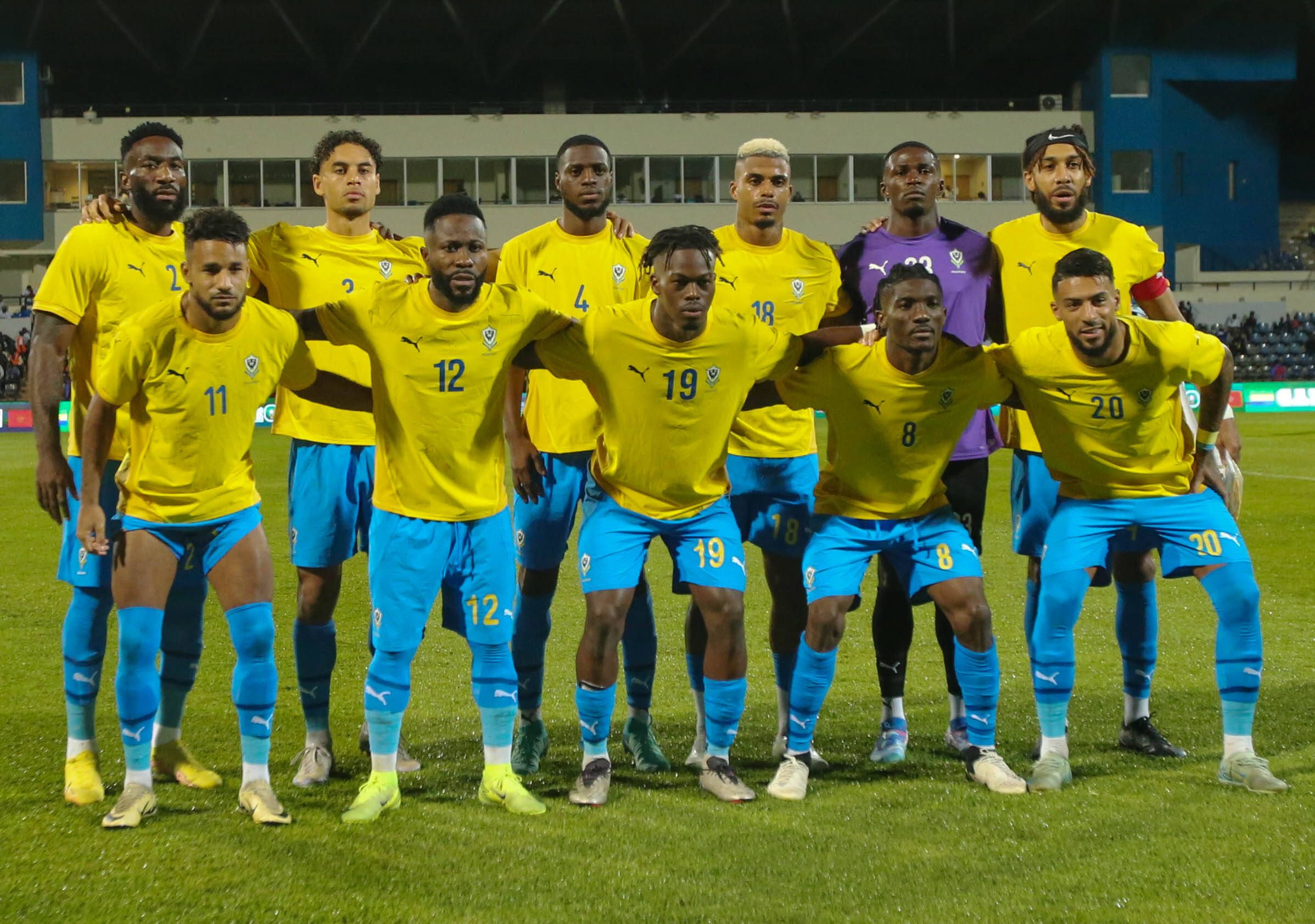 Gabon during the 2025 Men's AFCON qualifier match between Gabon and Morocco at Stade de Franceville stadium
