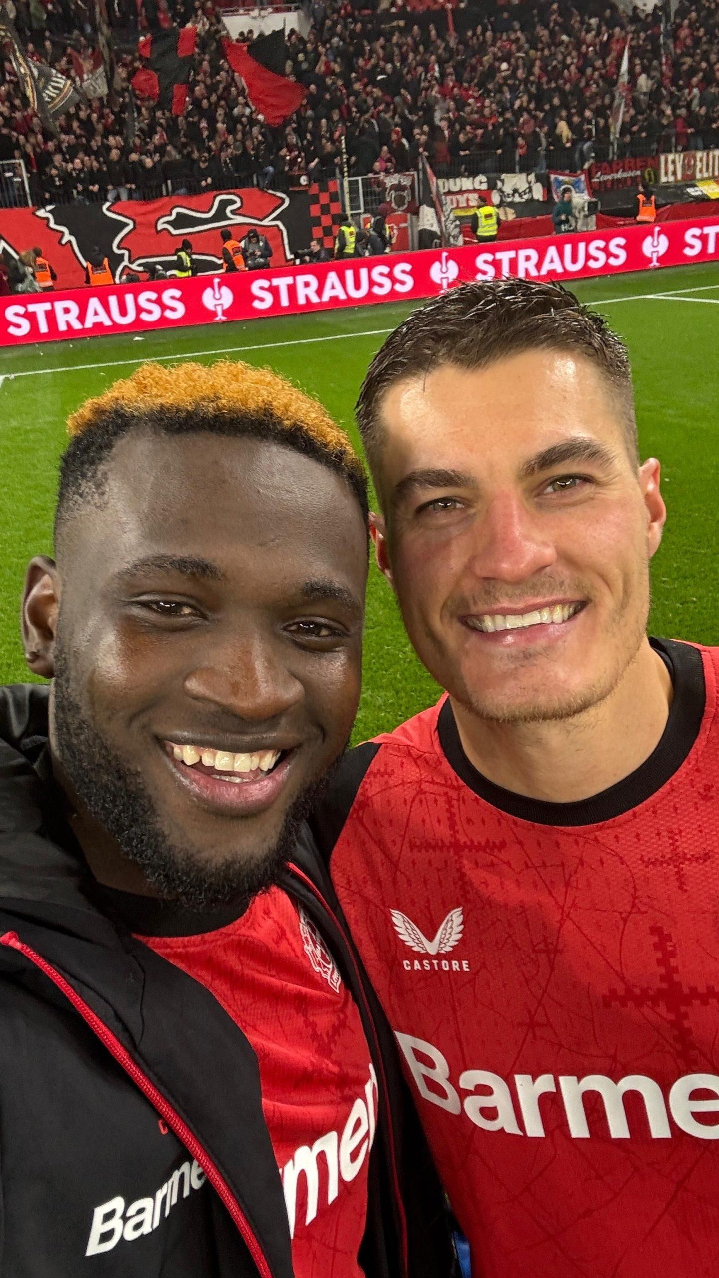 Victor Boniface and Patrik Schick