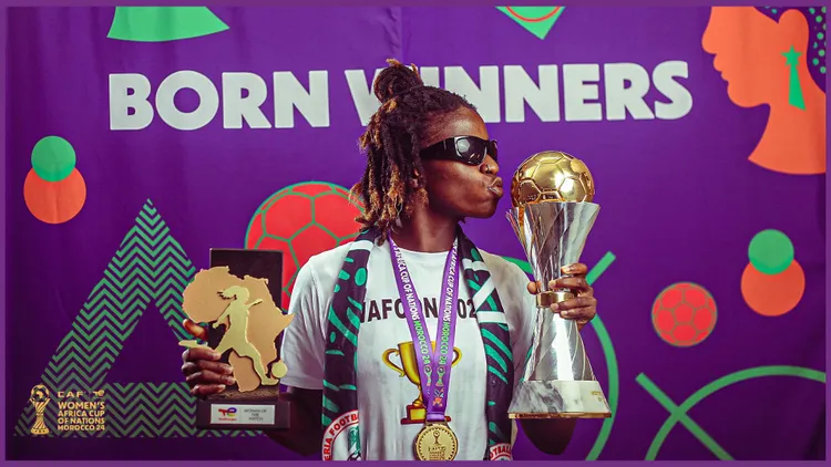 Super Falcons star Esther Okoronkwo 