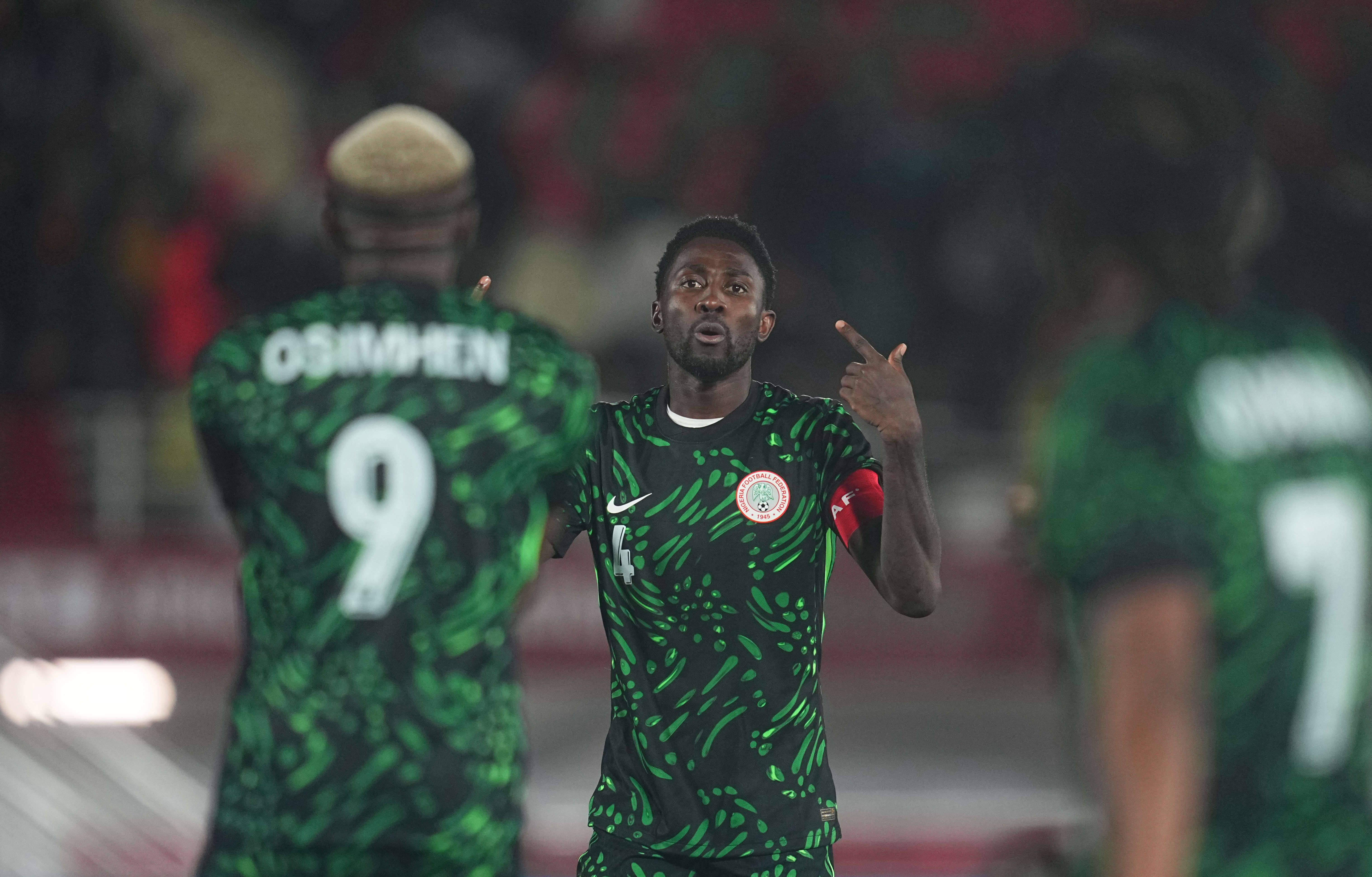 Victor Osimhen and Wilfred Ndidi 