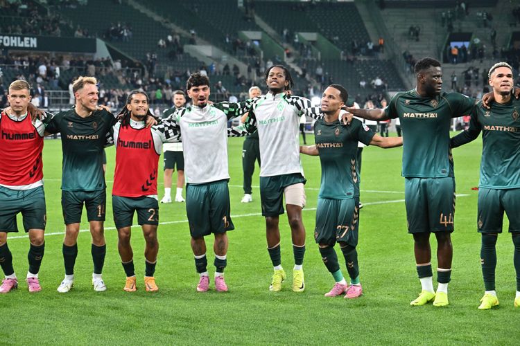 Werder Bremen stars Victor Boniface and Felix Agu 