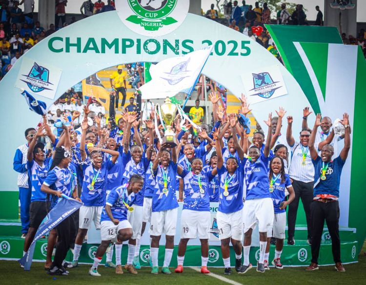 Champions! Rivers Angels rise from the ashes to edge Nasarawa Amazons, win 2025 Federation Cup in Lagos thriller