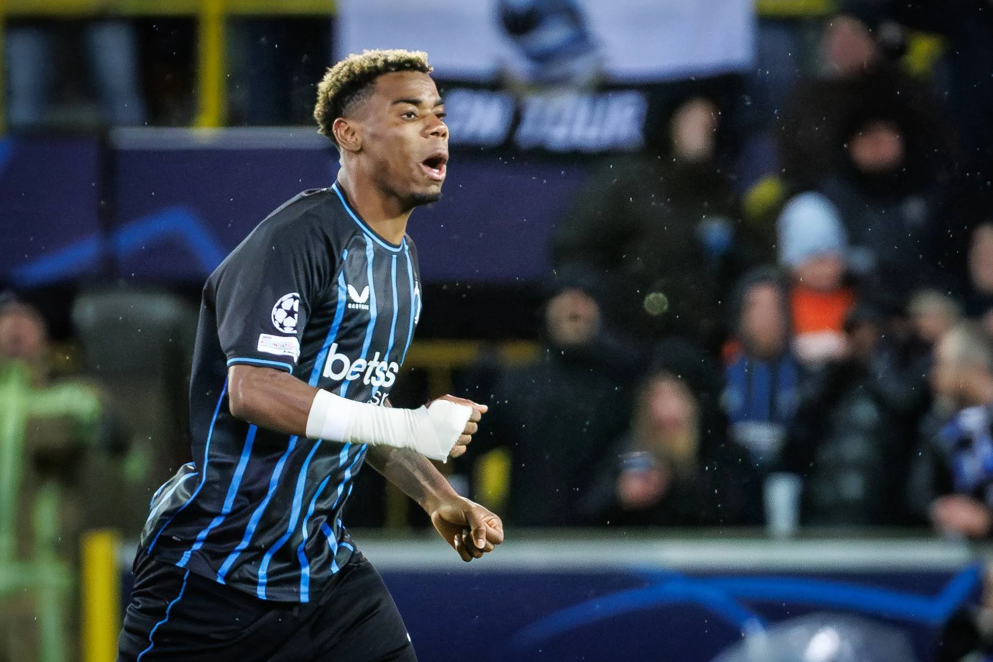 Raphael Onyedika in action