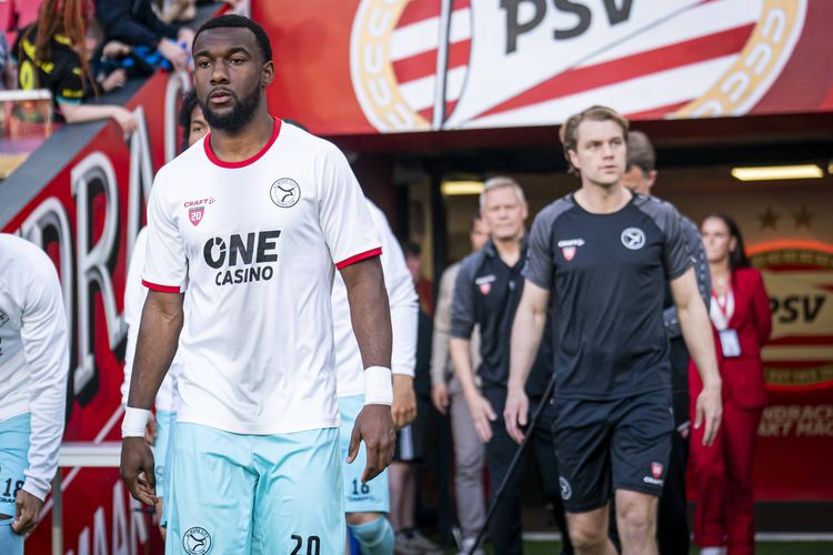 Nigeria and Almere City star Hamdi Akujobi.