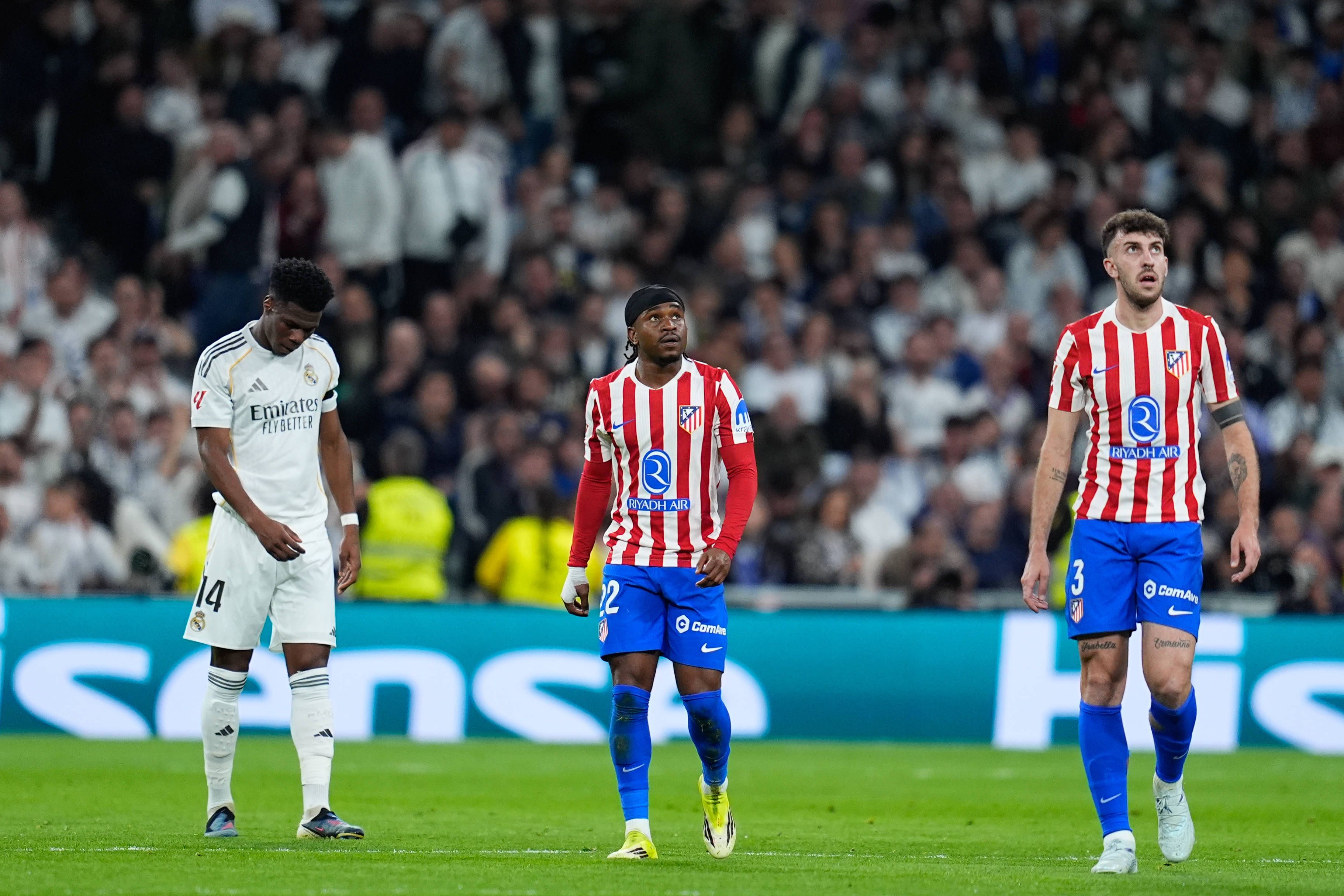 Ademola Lookman of Atletico de Madrid celebrates a goal