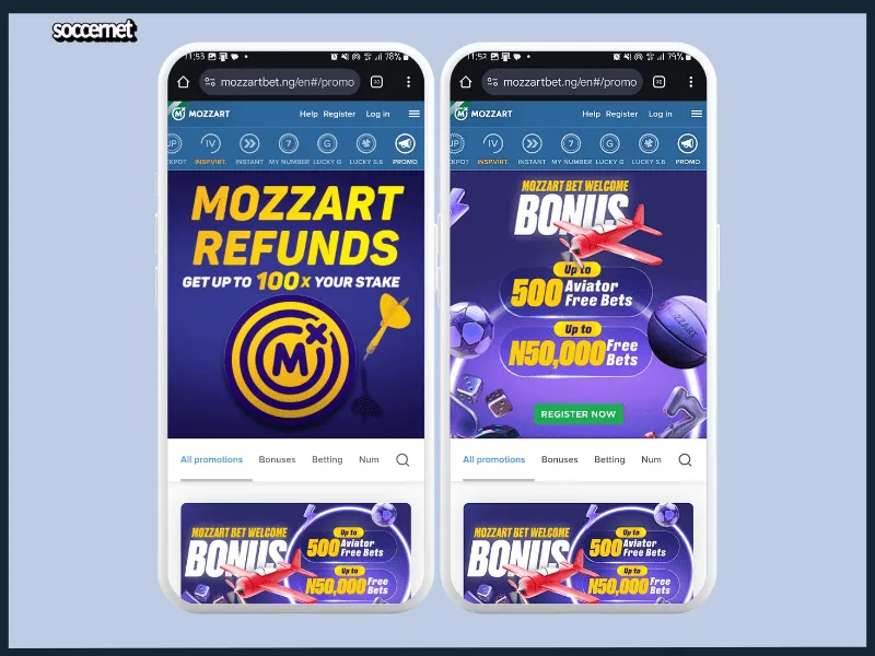 Mozzartbet review of the bonuses and welcome offer.