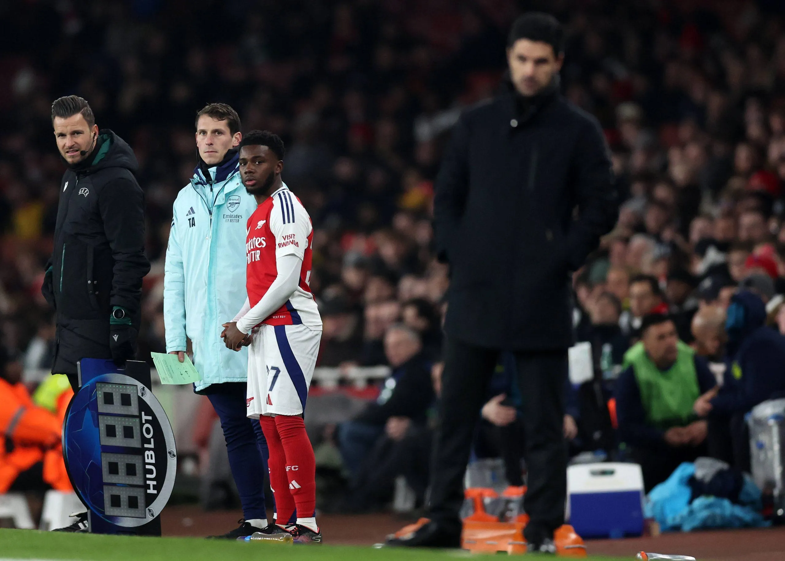 Arsenal's Nathan Butler-Oyedeji 