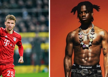 Watch: Bayern Munich star Thomas Muller shows off dance moves to Nigerian hit “Calm Down”