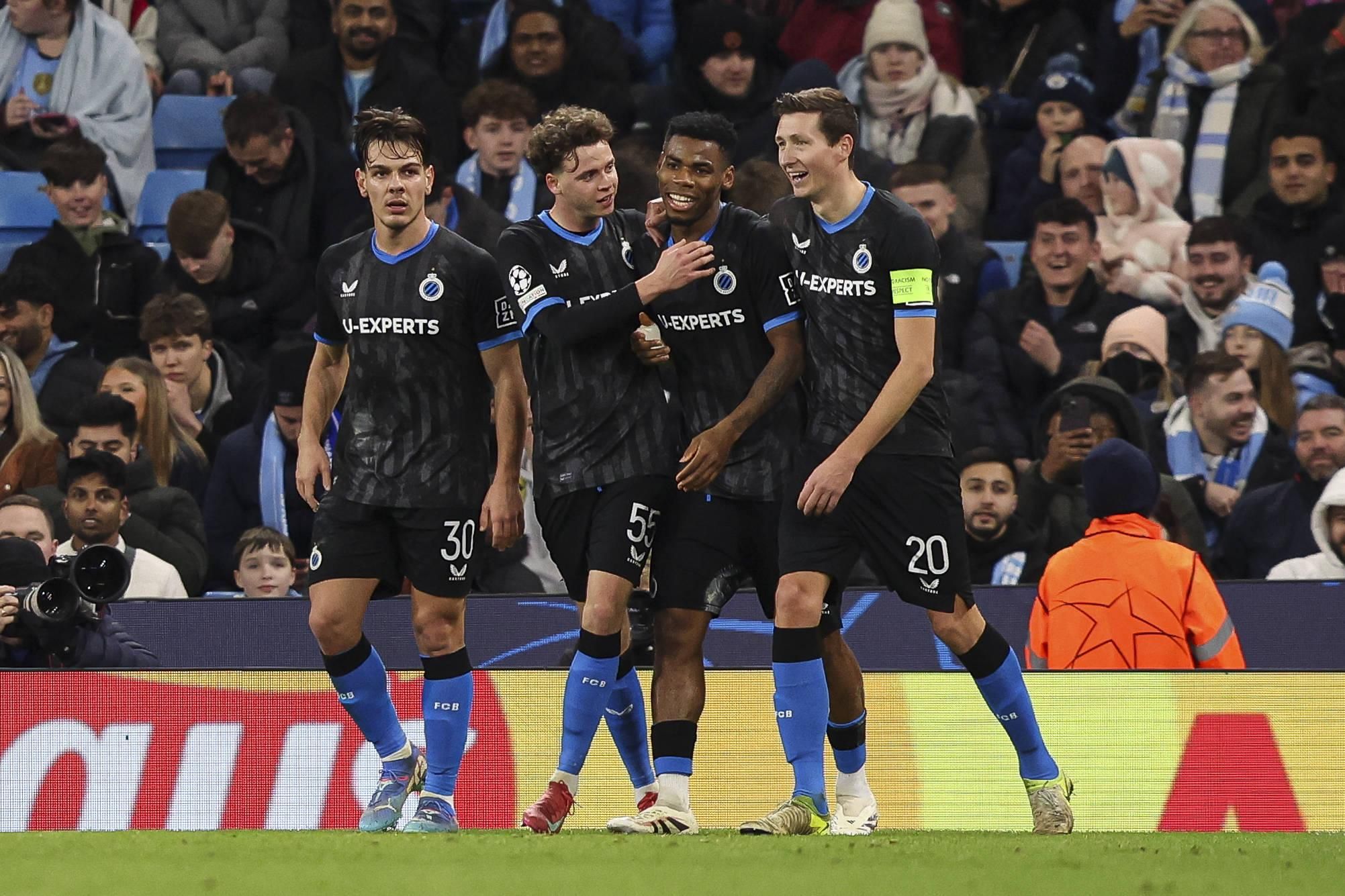 Raphael Onyedika elated with goal at Manchester City, despite Club Brugge's loss