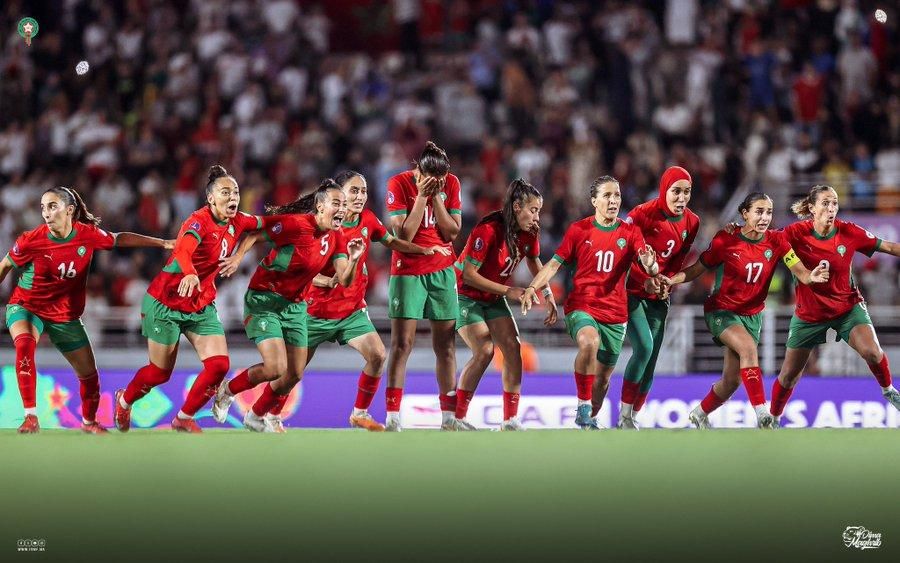 Morocco Women's team at the 2024 WAFCON