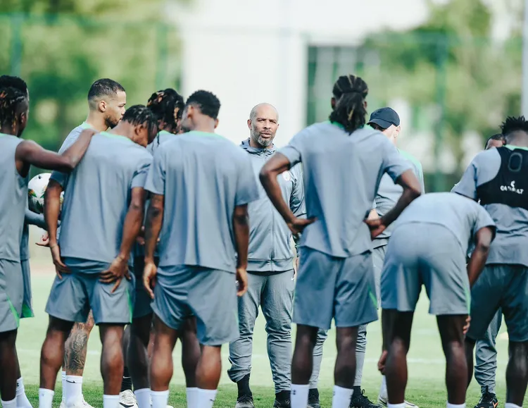 Nigeria Super Eagles and head coach Eric Chelle.