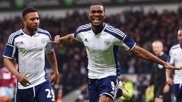 former West Bromwich Albion striker Brown Ideye