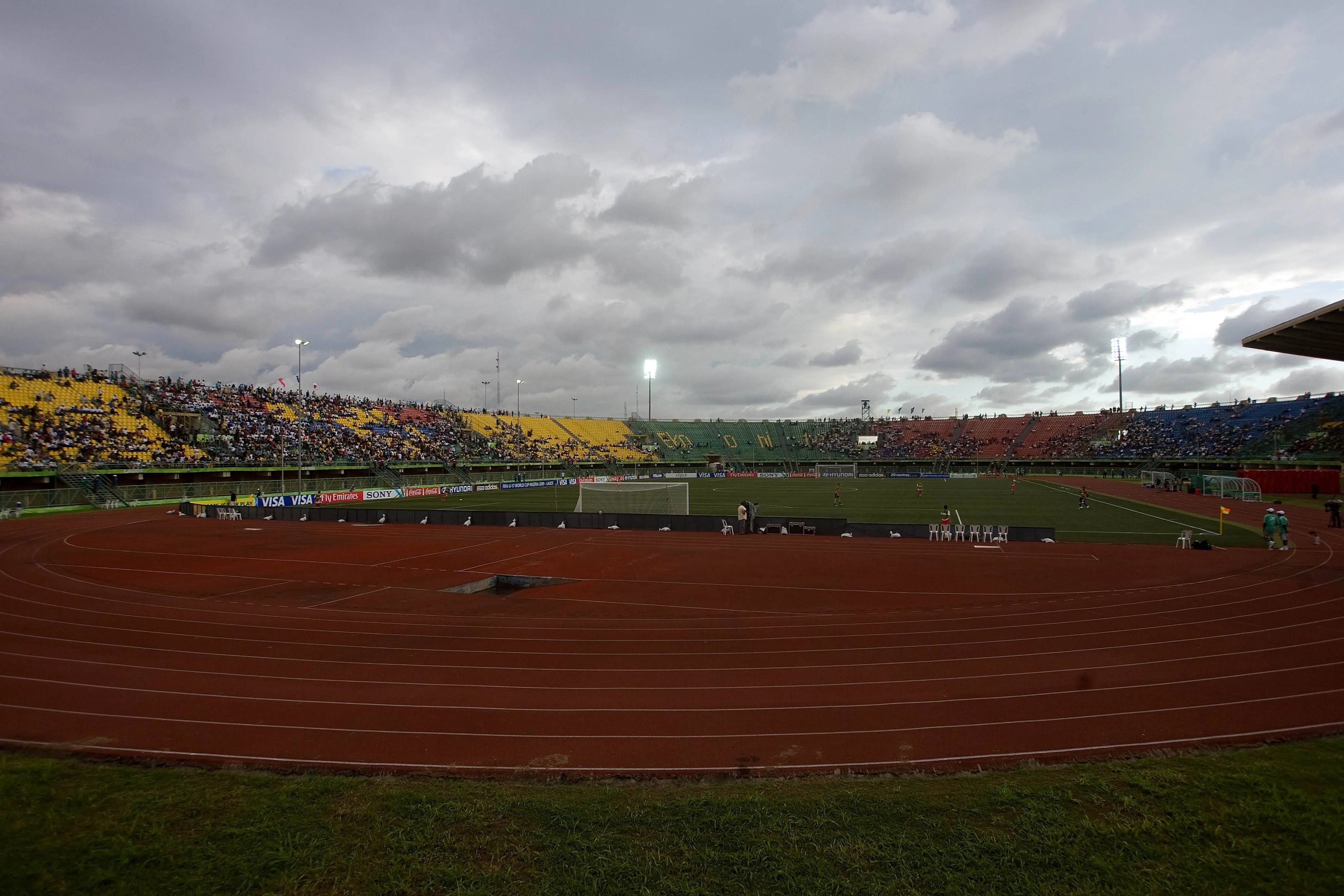 Teslim Balogun Stadium in Lagos, 