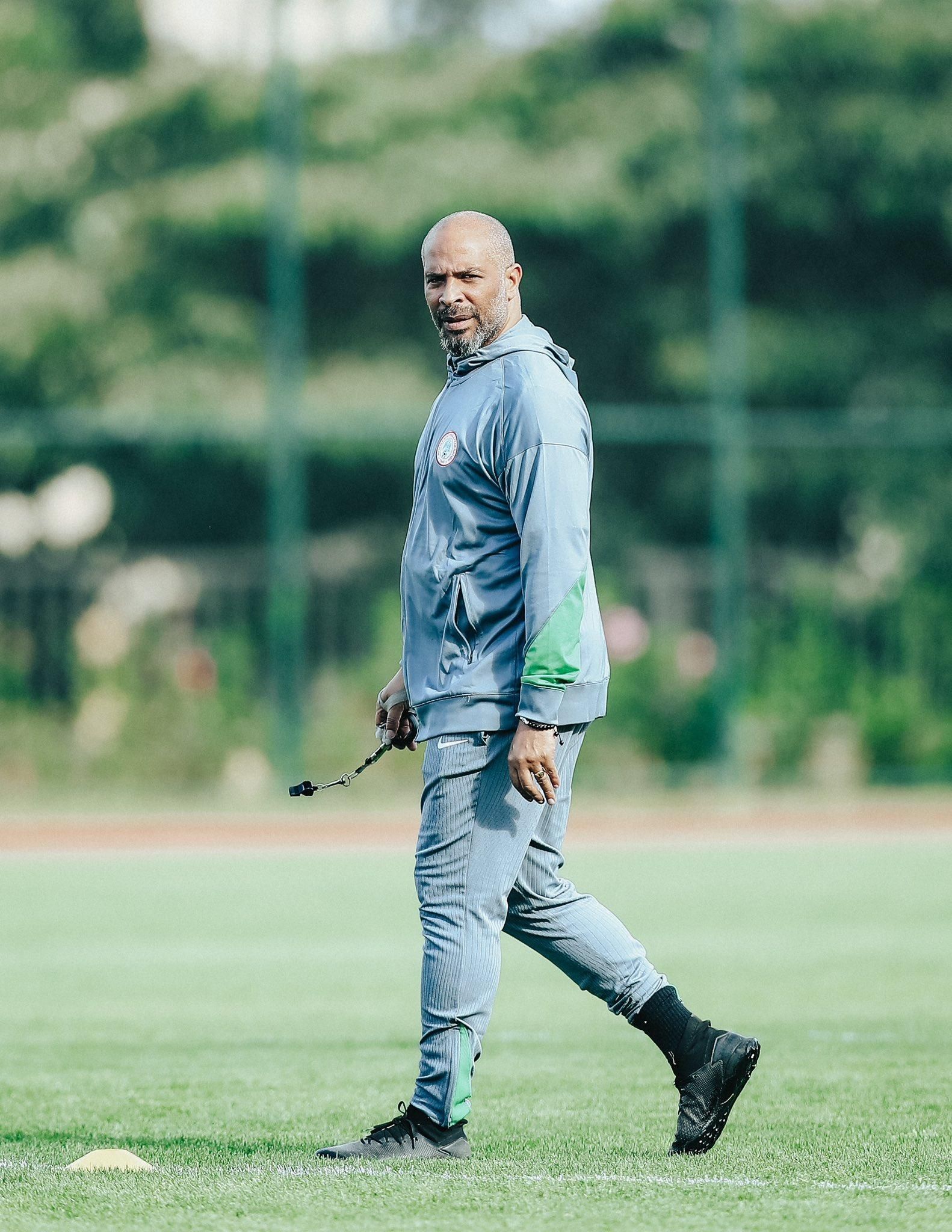 Nigeria Super Eagles coach Eric Chelle. Photo Credit X 