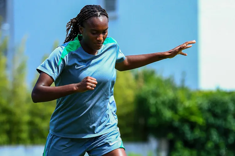 Nigeria Super Falcons star: Ifeoma Onumonu. 
