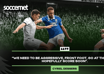 Rangers’ Dessers highlights Plzen plans following Dundee mishap