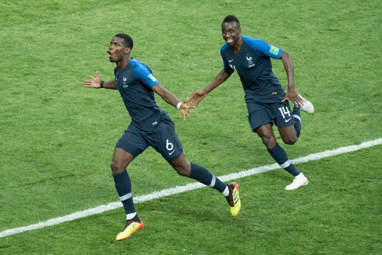 Paul Pogba and Blaise Matuidi for France