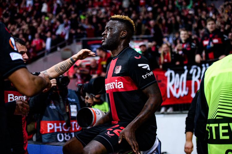 Nigeria vs Ghana in Germany? See what Victor Boniface did after scoring against West Ham in crunch Europa League tie