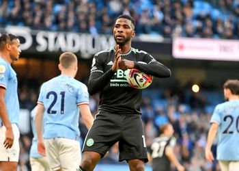 Iheanacho gets first Leicester City goal in Dean Smith’s reign, but record-breaking Haaland steers Manchester City to victory